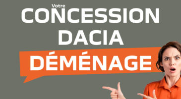 Votre concessionnaire Dacia déménage !