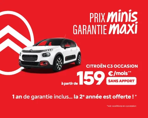 C3 à partir de 159 € par mois