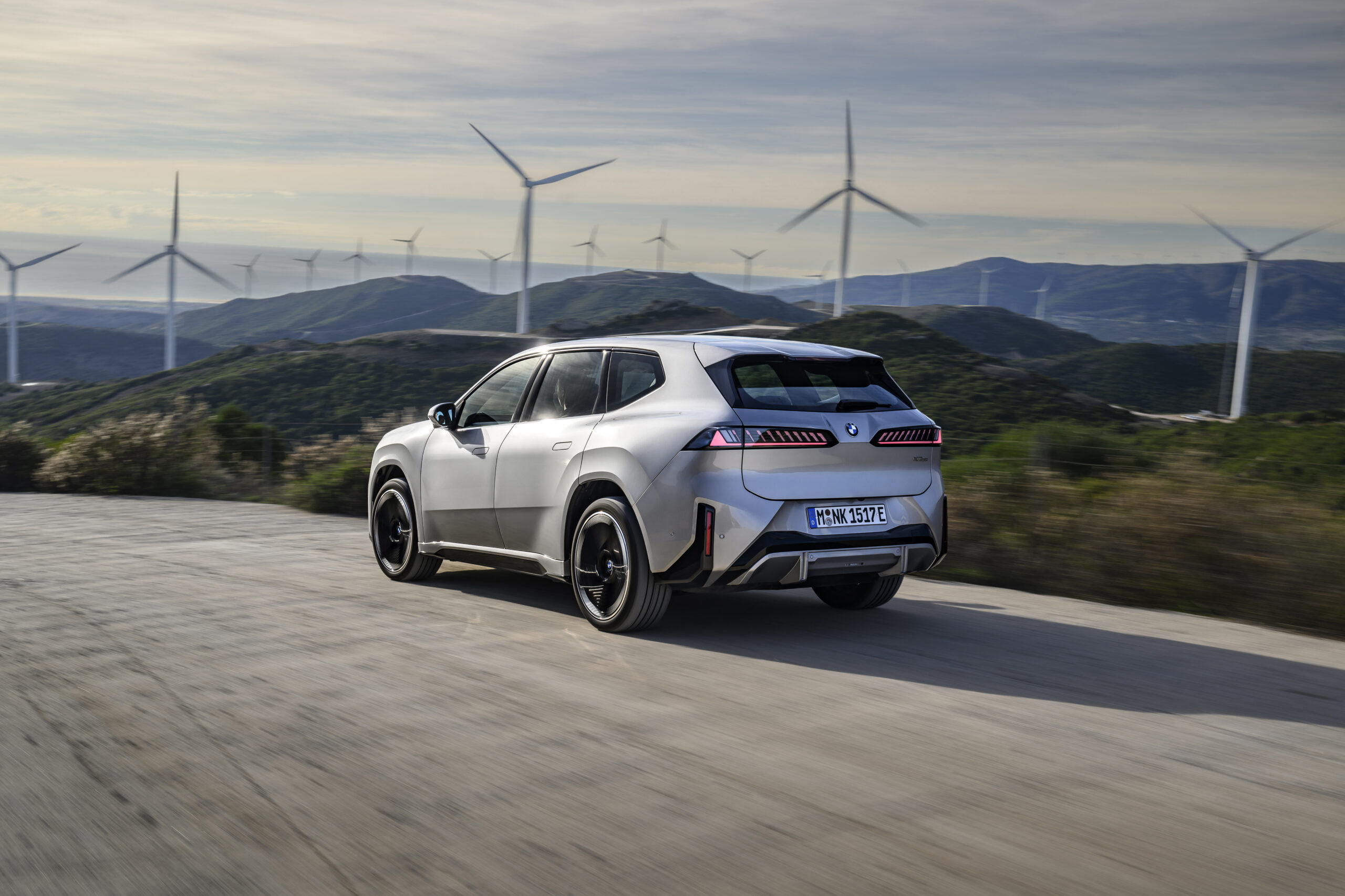 Arrière BMW iX3 Neue Klasse en Action